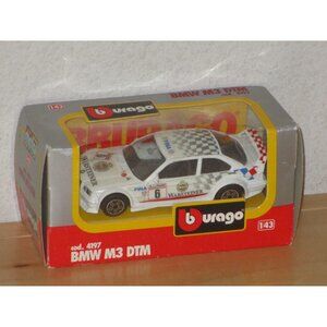 Bburago Car BMW M3 DTM Made 1/43 scale Made In Italy Good Pre Owned Condition